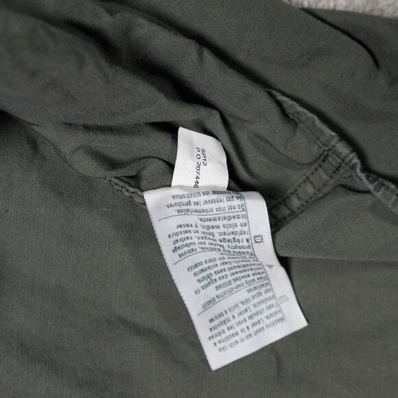 Carhartt Olive Green Cotton Long Sleeve Button Down Work Shirt Mens Size L - Picture 11 of 11